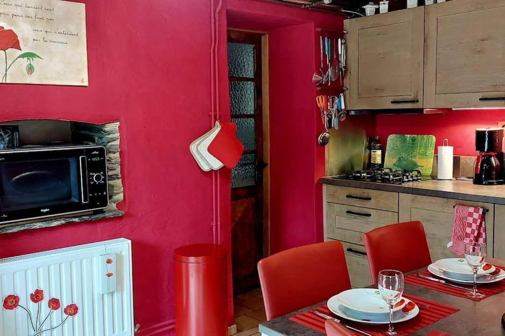 L'Ardoisiere: Jolie Maison Ardennaise. Villa Alle Esterno foto